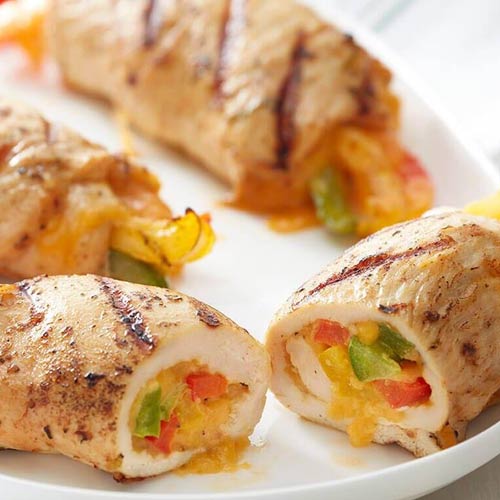 Grilled Chicken Roll Up